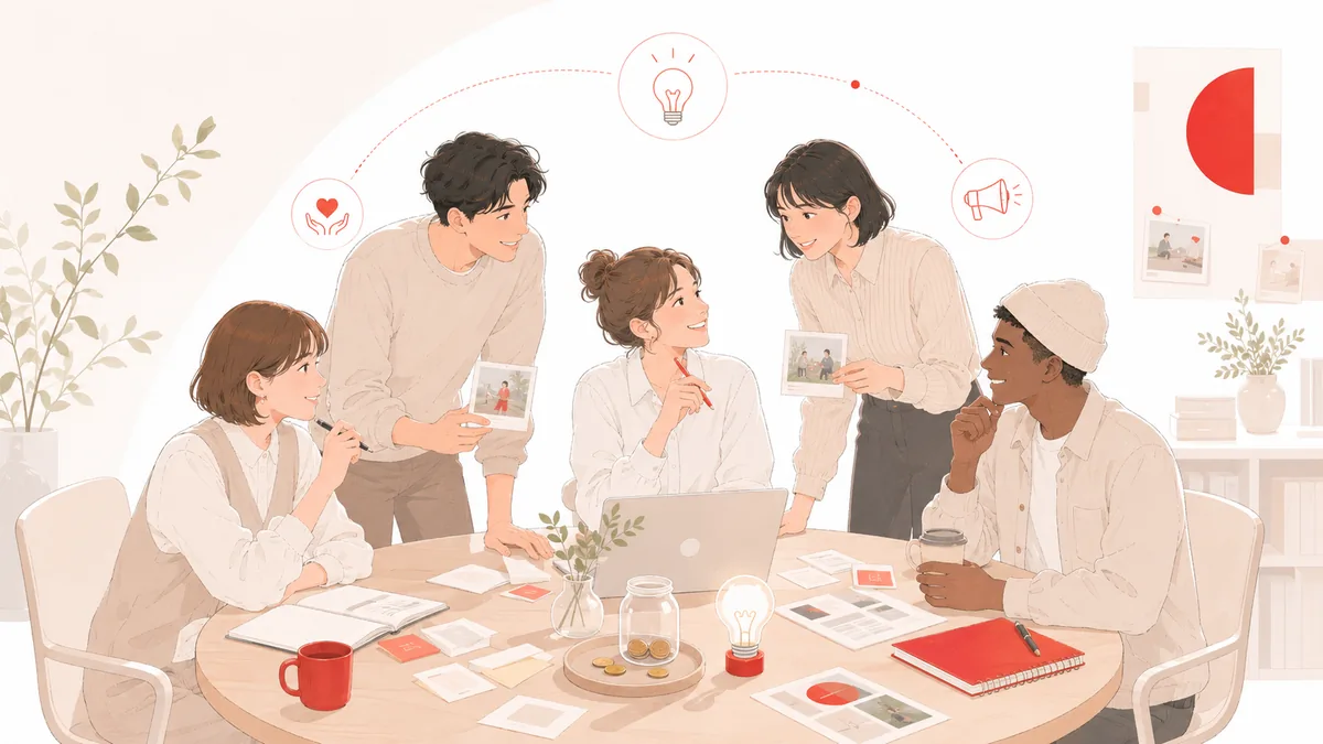 大きな予算がなくても手間と工夫・知恵で差をつける小規模採用のイラスト